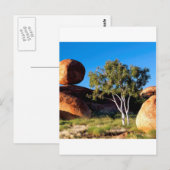 Rocks Balancing Northern Territory Australia Postkarte (Vorne/Hinten)