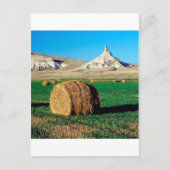 Rocks Chimney Nebraska Postkarte (Vorderseite)