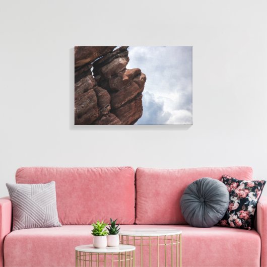 Rocks & Clouds - "Red Rocks" Colorado Leinwanddruck (Insitu (Wohnzimmer))