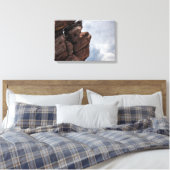 Rocks & Clouds - "Rote Felsen" Colorado Leinwanddruck (Insitu (Schlafzimmer))