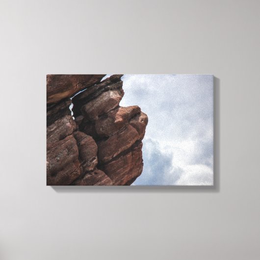 Rocks & Clouds - "Rote Felsen" Colorado Leinwanddruck (Vorderseite)