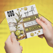 Rocks Glass | Olives | Guys Night Out