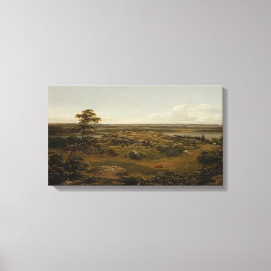 Rocks in New England von Martin Johnson Heade Leinwanddruck (Vorderseite)