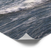 Rocks in the Ocean Poster (Ecke)