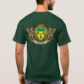 Rocks Irish Shield & Griffins Personalisiert T-Shirt (Rückseite)