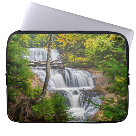 Rocks National Lakeshore, Sable Falls Laptopschutzhülle (Vorderseite)