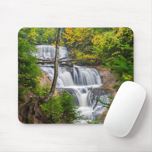 Rocks National Lakeshore, Sable Falls Mousepad (Mit Mouse)