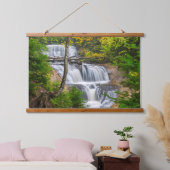 Rocks National Lakeshore, Sable Falls Wandteppich Mit Holzrahmen (Schlafzimmer)