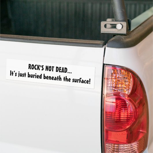 Rock's not Dead Funny Music Quote Autoaufkleber (Auf Lkw)