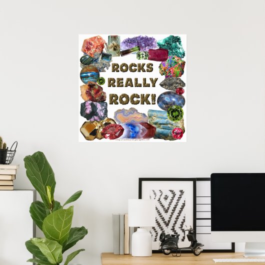 Rocks Really Rock Poster (Heimbüro)