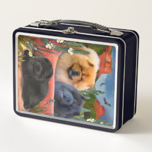 ROCKS ROSAN Chow Portrait Metal Lunch Box