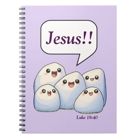 Rocks rufen seinen Namen heraus Notizblock (Vorderseite)