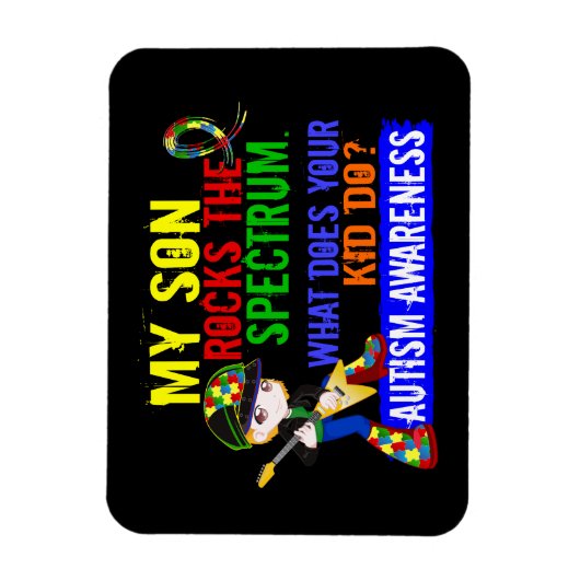 Rocks Spectrum Autismus Son Magnet (Vertikal)