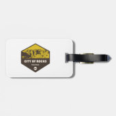 Rocks Staat Park New Mexico Gepäckanhänger (Rückseite horizontal)