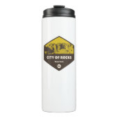 Rocks Staat Park New Mexico Thermosbecher (Vorderseite)