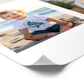 Rocks Star Birthday Foto Milestone Poster (Ecke)