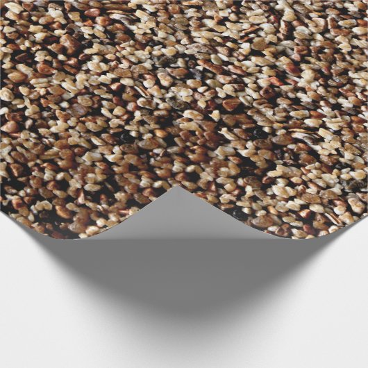 Rocks Texturwrapping Papier Geschenkpapier (Ecke)