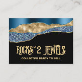"Rocks to Jewels Business Card" Visitenkarte (Vorderseite)