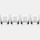 Rocks Whiskey Lowball Brillen Set mit 4 benutzerde Whiskyglas (Vorderseite)