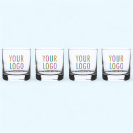 Rocks Whiskey Lowball Brillen Set mit 4 benutzerde Whiskyglas
