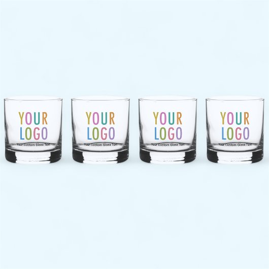 Rocks Whiskey Lowball Brillen Set mit 4 benutzerde Whiskyglas