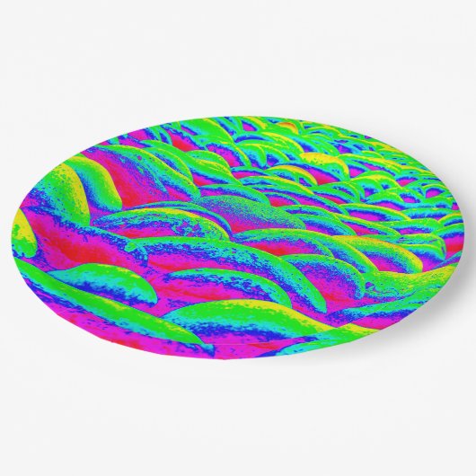 Rockscape Pappteller (Schrägansicht)