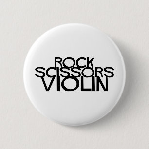 Rockschere Geige Button