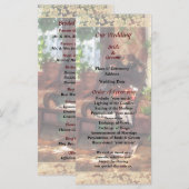 Rocksessel für Viktorianische Partyhochzeiten Programm (Vorne/Hinten)