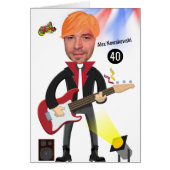 Rockstar 40. Mens Geburtstag Gitarre Funk Funny Jo (Vorne)