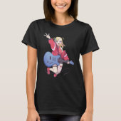 Rockstar Anime Mädchen T-Shirt (Vorderseite)