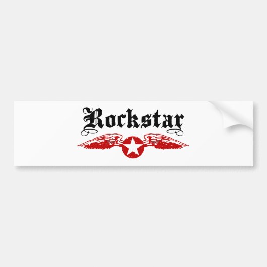 Rockstar Autoaufkleber (Vorne)