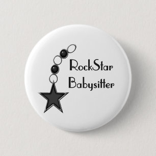 Rockstar-Babysitter Button