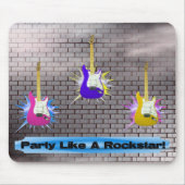 Rockstar Backsteinmauer Mousepad (Vorne)