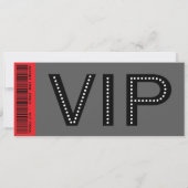 Rockstar-Band-Geburtstags-Aqua-Rot Einladung (Rückseite)