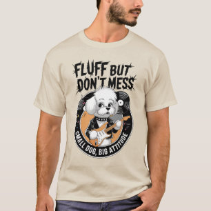 Rockstar Bichon Frise - Fluffy Punk Dog T-Shirt