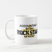 Rockstar bis zum Nacht - Buchhalter Kaffeetasse (Links)