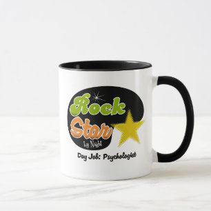 Rockstar bis zum Nacht - Tagesjob-Psychologe Tasse