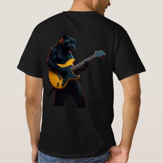 Rockstar Black Panther T-Shirt (Rückseite)