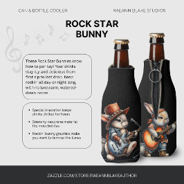 Rockstar Bunnies Dosen und Flaschen Cooler Flaschenkühler