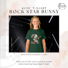 Rockstar Bunny Kids T - Shirt