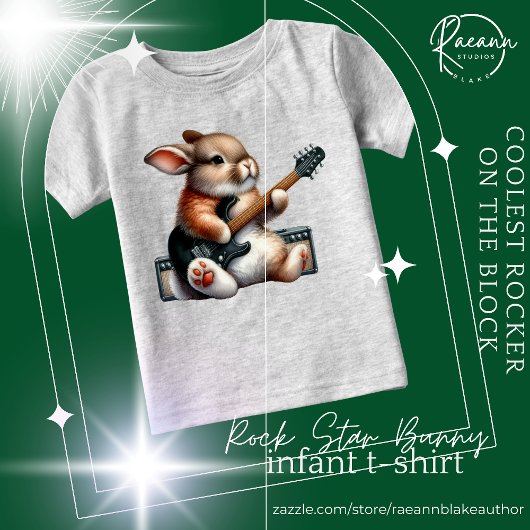Rockstar Bunny Säugling T - Shirt