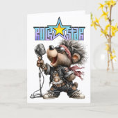 ROCKSTAR Card Karte (Gelbe Blume)