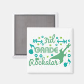Rockstar der dritten Klasse Magnet (Vorderseite/Rückseite)