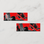 Rockstar dünne Visitenkarte (Vorne/Hinten)