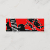 Rockstar dünne Visitenkarte (Rückseite)