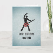 Rockstar & E-Gitarre - Grunge suchen nach Typ Karte (Vorderseite)