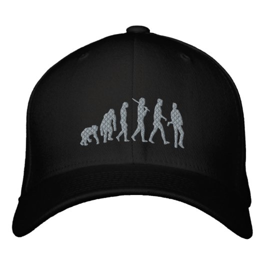 Rockstar Evolution Evolution Rock Music Bestickte Kappe (Vorderseite)