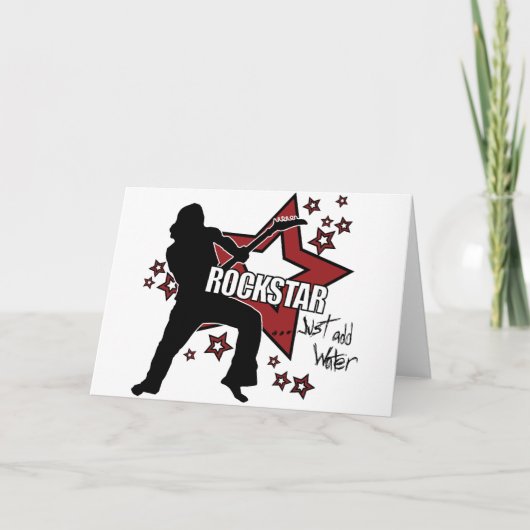 Rockstar: Fügen Sie einfach Wasser hinzu Karte (Vorderseite)