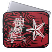 Rockstar Funktelegrafie-Neopren-Laptop-Hülsen Laptopschutzhülle (Vorderseite)
