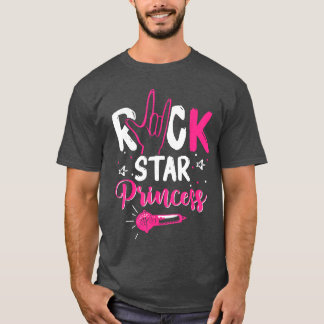 Rockstar-Geburtstagsmädchen Rock Star Prinzessin P T-Shirt